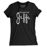 Rochester Jeffs Football Women's T-Shirt-Allegiant Goods Co. Vintage Sports Apparel