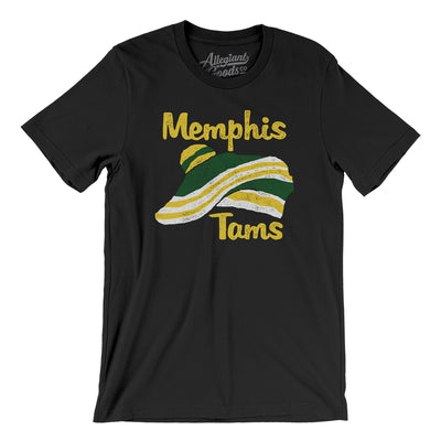Memphis Tams Basketball Men/Unisex T-Shirt-Black-Allegiant Goods Co. Vintage Sports Apparel