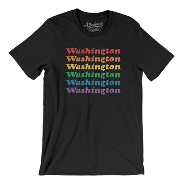 Washington Pride Men/Unisex T-Shirt-Allegiant Goods Co. Vintage Sports Apparel