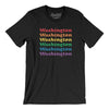 Washington Pride Men/Unisex T-Shirt-Black-Allegiant Goods Co. Vintage Sports Apparel