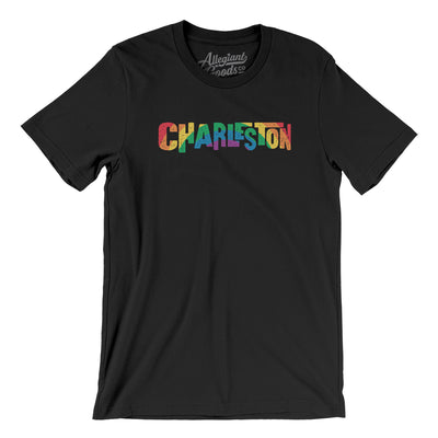 Charleston South Carolina Pride Men/Unisex T-Shirt-Black-Allegiant Goods Co. Vintage Sports Apparel