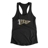 GEAUX Pennant Women's Racerback Tank-Allegiant Goods Co. Vintage Sports Apparel