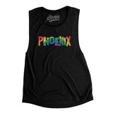 Phoenix Arizona Pride Women's Flowey Scoopneck Muscle Tank-Allegiant Goods Co. Vintage Sports Apparel