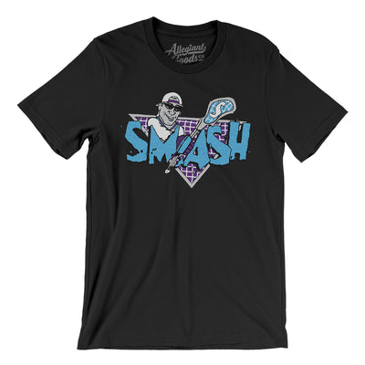 Syracuse Smash Lacrosse Men/Unisex T-Shirt-Black-Allegiant Goods Co. Vintage Sports Apparel