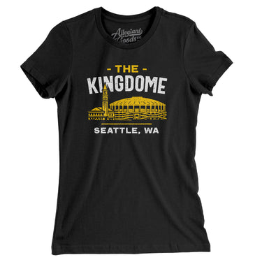 Seattle Kingdome Women's T-Shirt-Allegiant Goods Co. Vintage Sports Apparel