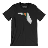 Florida Helmet Stripes Men/Unisex T-Shirt-Allegiant Goods Co. Vintage Sports Apparel