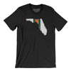 Florida Helmet Stripes Men/Unisex T-Shirt-Black-Allegiant Goods Co. Vintage Sports Apparel