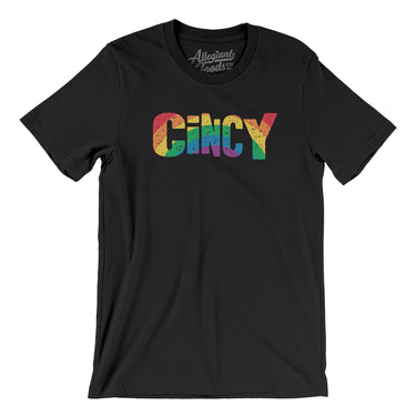 Cincinnati Ohio Pride Men/Unisex T-Shirt-Allegiant Goods Co. Vintage Sports Apparel