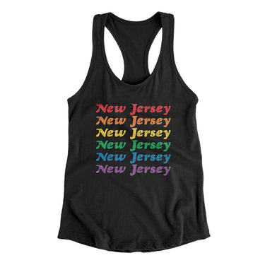 New Jersey Pride Women's Racerback Tank-Allegiant Goods Co. Vintage Sports Apparel