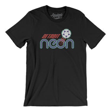 Detroit Neon Soccer Men/Unisex T-Shirt-Allegiant Goods Co. Vintage Sports Apparel