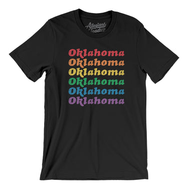 Oklahoma Pride Men/Unisex T-Shirt-Allegiant Goods Co. Vintage Sports Apparel