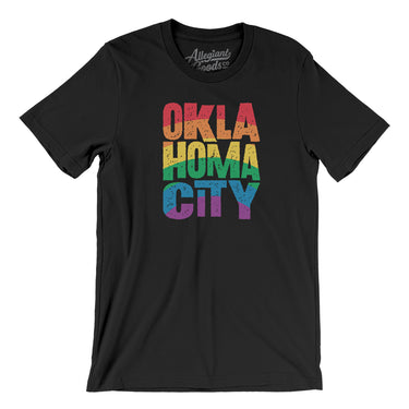 Oklahoma City Oklahoma Pride Men/Unisex T-Shirt-Allegiant Goods Co. Vintage Sports Apparel