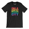 Oklahoma City Oklahoma Pride Men/Unisex T-Shirt-Black-Allegiant Goods Co. Vintage Sports Apparel