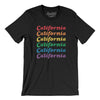 California Pride Men/Unisex T-Shirt-Black-Allegiant Goods Co. Vintage Sports Apparel