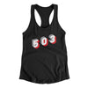 Portland 503 Area Code Women's Racerback Tank-Allegiant Goods Co. Vintage Sports Apparel