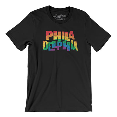 Philadelphia Pennsylvania Pride Men/Unisex T-Shirt-Black-Allegiant Goods Co. Vintage Sports Apparel