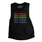 West Virginia Pride Women's Flowey Scoopneck Muscle Tank-Allegiant Goods Co. Vintage Sports Apparel