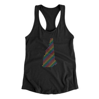 New Hampshire Pride State Women's Racerback Tank-Allegiant Goods Co. Vintage Sports Apparel