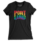 Portland Oregon Pride Women's T-Shirt-Allegiant Goods Co. Vintage Sports Apparel