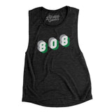 Honolulu 808 Area Code Women's Flowey Scoopneck Muscle Tank-Allegiant Goods Co. Vintage Sports Apparel