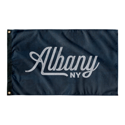 Albany New York Wall Flag-Wall Flag - 36"x60"-Allegiant Goods Co. Vintage Sports Apparel