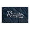 Memphis Tennessee Wall Flag (Blue & Grey)-Wall Flag - 36"x60"-Allegiant Goods Co. Vintage Sports Apparel