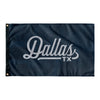 Dallas Texas Wall Flag (Blue & Grey)-Wall Flag - 36"x60"-Allegiant Goods Co. Vintage Sports Apparel