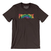 Phoenix Arizona Pride Men/Unisex T-Shirt-Brown-Allegiant Goods Co. Vintage Sports Apparel