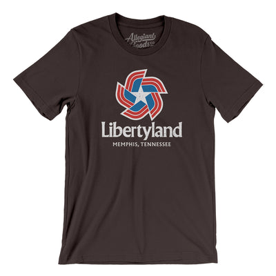 Libertyland Amusement Park Men/Unisex T-Shirt-Brown-Allegiant Goods Co. Vintage Sports Apparel