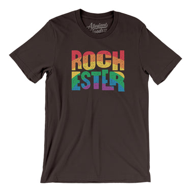 Rochester New York Pride Men/Unisex T-Shirt-Allegiant Goods Co. Vintage Sports Apparel