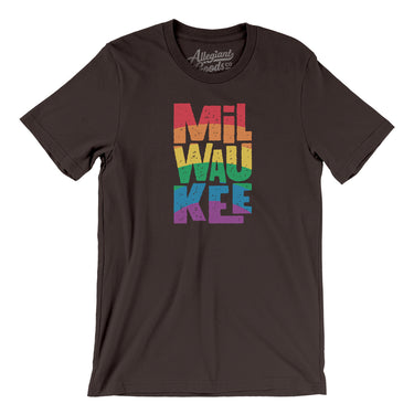 Milwaukee Wisconsin Pride Men/Unisex T-Shirt-Allegiant Goods Co. Vintage Sports Apparel