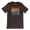 Boston Massachusetts Pride Men/Unisex T-Shirt-Brown-Allegiant Goods Co. Vintage Sports Apparel