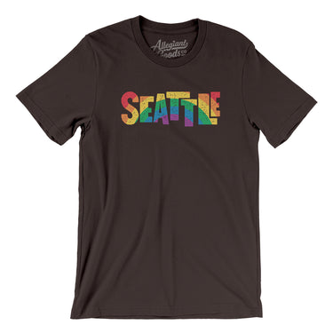 Seattle Washington Pride Men/Unisex T-Shirt-Allegiant Goods Co. Vintage Sports Apparel