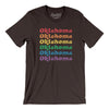 Oklahoma Pride Men/Unisex T-Shirt-Chocolate/Brown-Allegiant Goods Co. Vintage Sports Apparel