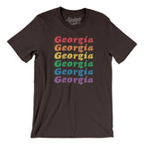 Georgia Pride Men/Unisex T-Shirt-Allegiant Goods Co. Vintage Sports Apparel