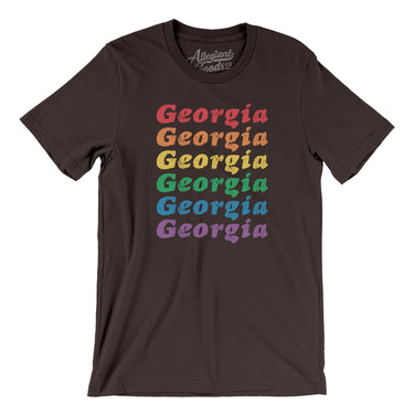 Georgia Pride Men/Unisex T-Shirt-Allegiant Goods Co. Vintage Sports Apparel