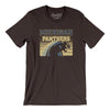 Michigan Panthers Football Men/Unisex T-Shirt-Chocolate/Brown-Allegiant Goods Co. Vintage Sports Apparel