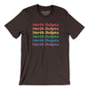 North Dakota Pride Men/Unisex T-Shirt-Chocolate/Brown-Allegiant Goods Co. Vintage Sports Apparel