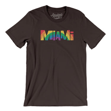 Miami Florida Pride Men/Unisex T-Shirt-Allegiant Goods Co. Vintage Sports Apparel