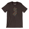New Jersey Pride State Men/Unisex T-Shirt-Brown-Allegiant Goods Co. Vintage Sports Apparel
