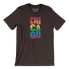Chicago Illinois Pride Men/Unisex T-Shirt-Brown-Allegiant Goods Co. Vintage Sports Apparel