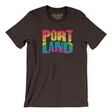 Portland Oregon Pride Men/Unisex T-Shirt-Allegiant Goods Co. Vintage Sports Apparel