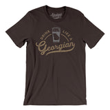 Drink Like a Georgian Men/Unisex T-Shirt-Allegiant Goods Co. Vintage Sports Apparel