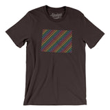 Colorado Pride State Men/Unisex T-Shirt-Allegiant Goods Co. Vintage Sports Apparel