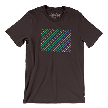 Colorado Pride State Men/Unisex T-Shirt-Allegiant Goods Co. Vintage Sports Apparel