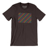Colorado Pride State Men/Unisex T-Shirt-Brown-Allegiant Goods Co. Vintage Sports Apparel