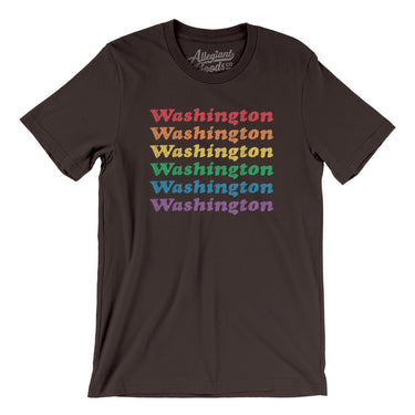 Washington Pride Men/Unisex T-Shirt-Allegiant Goods Co. Vintage Sports Apparel