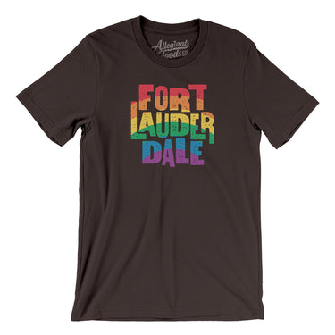 Fort Lauderdale Florida Pride Men/Unisex T-Shirt-Allegiant Goods Co. Vintage Sports Apparel
