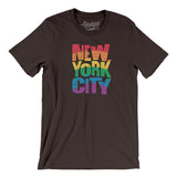 New York City Pride Men/Unisex T-Shirt-Allegiant Goods Co. Vintage Sports Apparel
