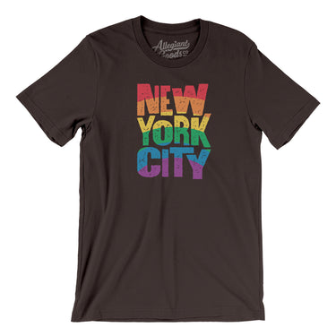 New York City Pride Men/Unisex T-Shirt-Allegiant Goods Co. Vintage Sports Apparel